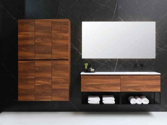 Emerging bathroom wooden design trends